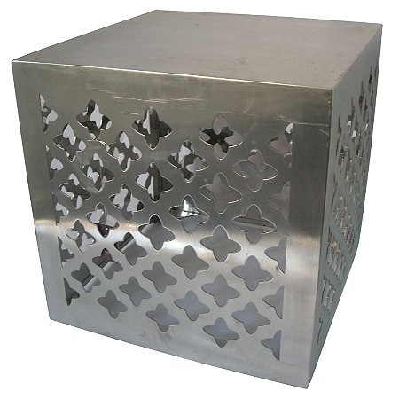 BANQUETA SEAT GARDEN DE METAL - 41X41 CM