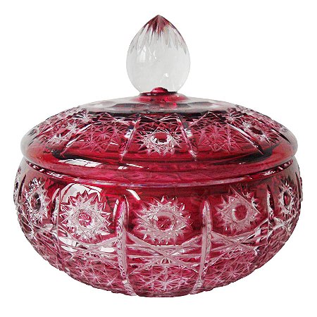 POTE DECORATIVO DE CRISTAL 20X22X22 CM