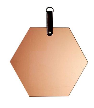 ESPELHO EM VIDRO COBRE