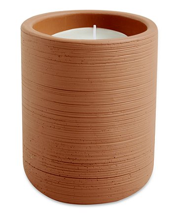 VELA COM SUPORTE EM CIMENTO