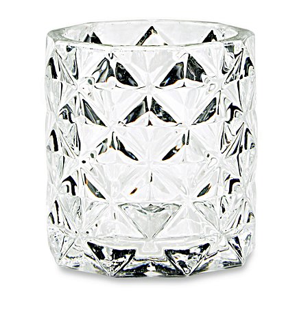 PORTA-VELAS EM VIDRO