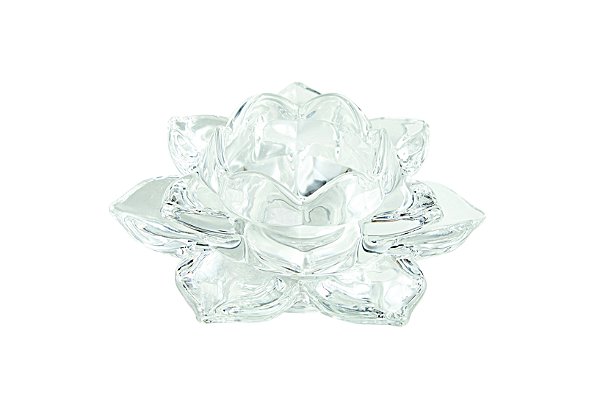 PORTA-VELAS EM VIDRO