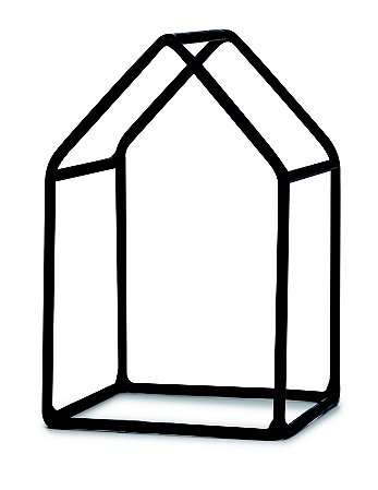 KIT CASA PRETA EM METAL - 3 PCS