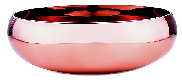 CENTRO DE MESA ROSE GOLD EM VIDRO