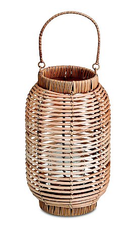 LANTERNA EM RATTAN