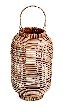 LANTERNA EM RATTAN