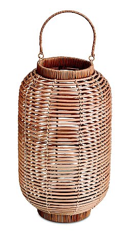 LANTERNA EM RATTAN