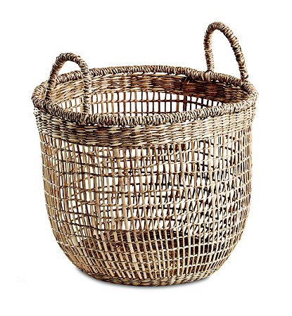 KIT CESTO EM SEAGRASS - 3 PCS