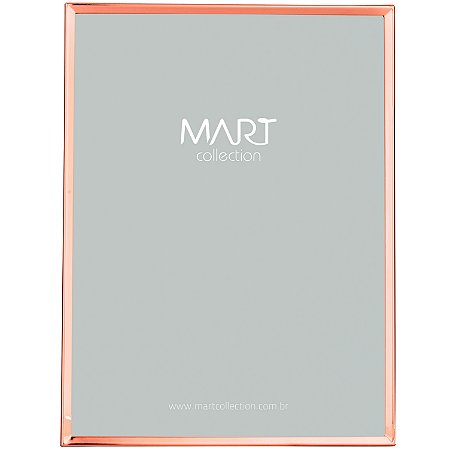 PORTA-RETRATO ROSE GOLD EM METAL - 10X15