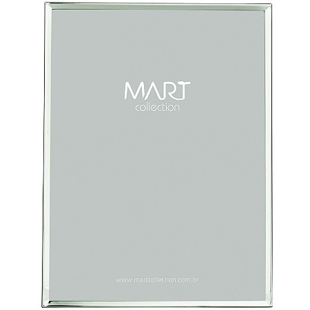 PORTA-RETRATO PRATA EM METAL - 10X15