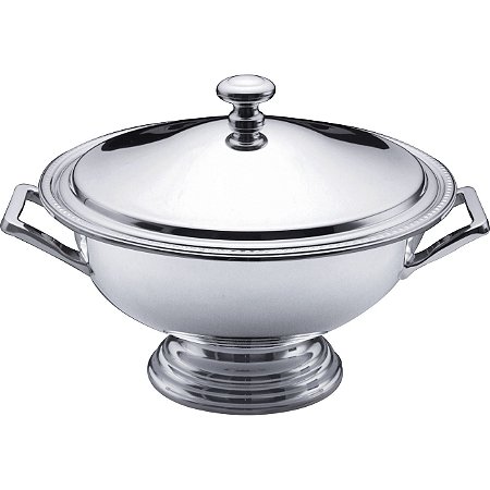SOPEIRA DE PRATA C/CORDÃO PÉROLA 2,5l