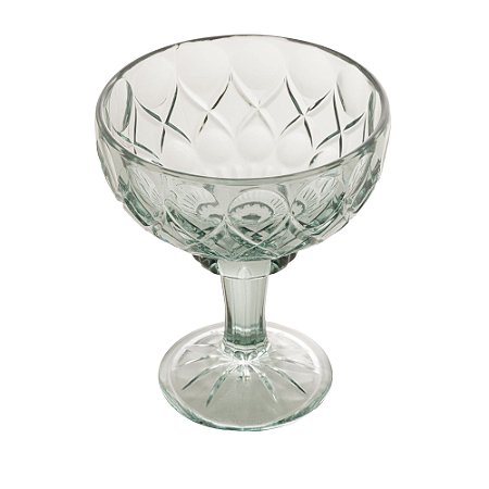 CJ 6 TAÇAS CRISTAL DE CHUMBO P/SOBREMESA ANGEL VERDE 260ml