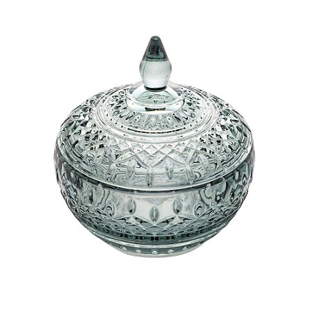 POTICHE DECORATIVO CRISTAL LYS VERDE 11x12cm