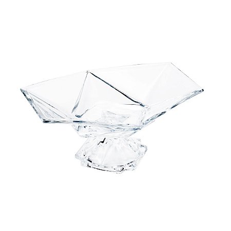 CENTRO MESA DE CRISTAL ECOLÓGICO C/PÉ SPECTRAL 27,5X35X16cm