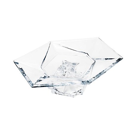 PRATO DE CRISTAL ECOLÓGICO P/BOLO SPECTRAL 31X36X12cm
