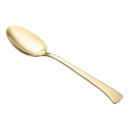 CJ 12 COLHERES DE AÇO INOX P/CHÁ PVD DOURADO BERNA