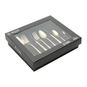 FAQUEIRO 48PC DE AÇO INOX PVD GOLD BERNA C/GIFT BOX