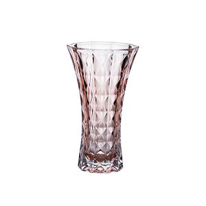 VASO CRISTAL DIAMANT ROSE 15x26cm