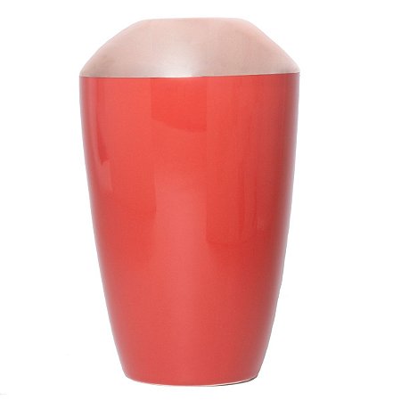 VASO DECORATIVO PORCELANA CORAL 16x25cm