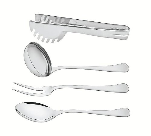 JG.UTENSILIOS ACO INOX 4 PCS HAVANA