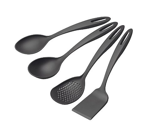 JOGO UTENSILIO NYLON 4PC ABILIT GRA