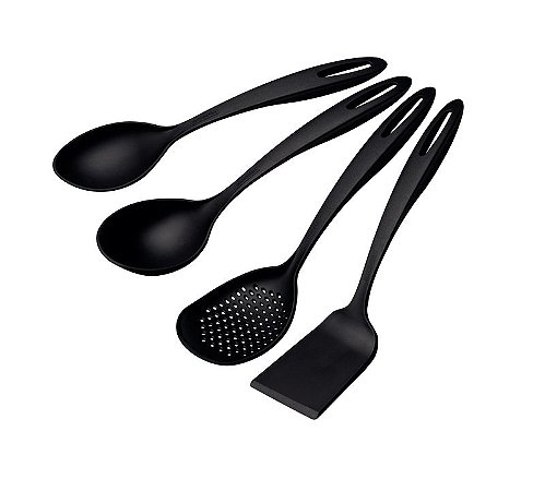 JOGO UTENSILIO NYLON 4PC ABILIT PRE