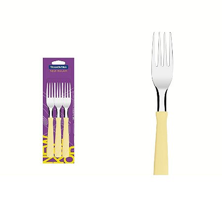 CONJ GARFO MESA INOX 3PC NEW KO CRE