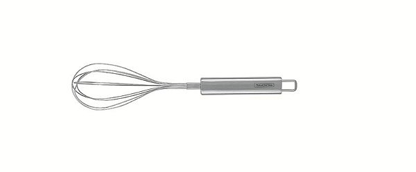 BATEDOR 29,7CM ACO INOX LIN.MARFFIM
