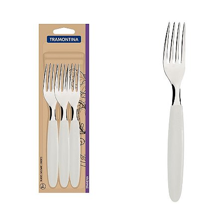 CONJ GARFOS MESA INOX 3PC IPANE BRA
