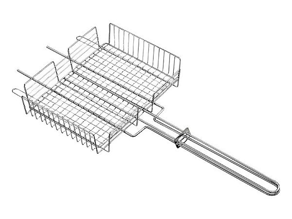 GRELHA P/VEGETAIS ACO INOX