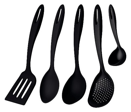 JOGO UTENSILIO NYLON 5PC ABILIT PRE