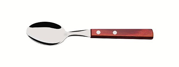 COLHER CHA INOX POLYWOOD VER