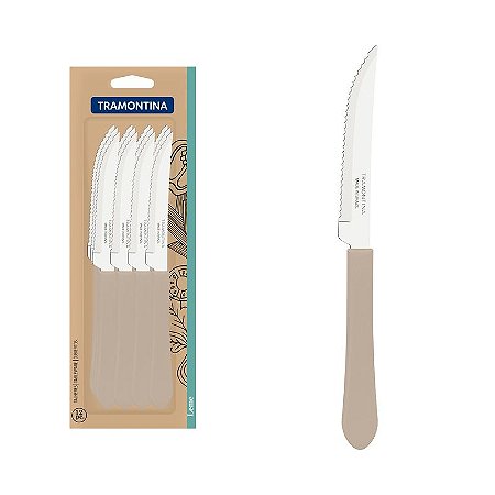 CONJ FACAS CHUR INOX 12PC LEME CIN