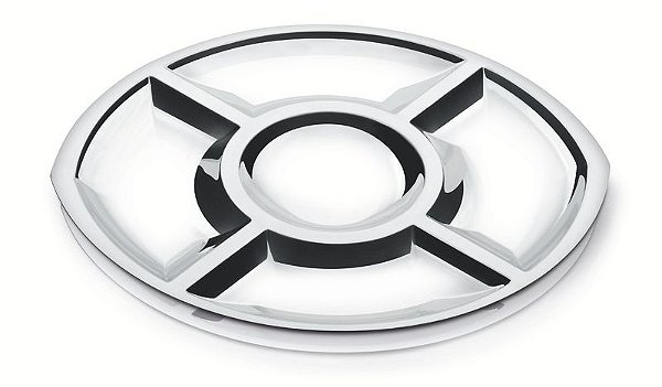 PRATO 5 DIVISOES ACO INOX COSMOS
