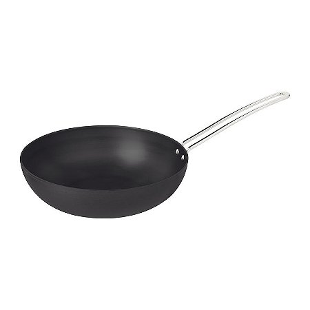 GRELHA WOK ALUM 24CM C/CABO