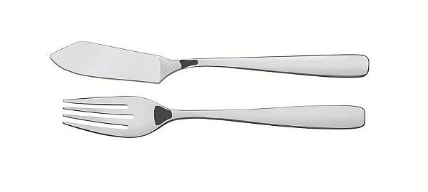 TALH.P/PEIXE ACO INOX 2PCS.AMAZONAS
