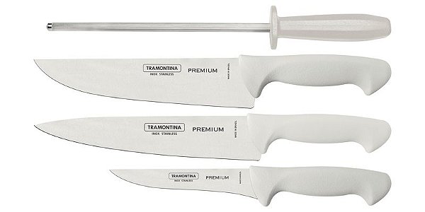 JOGO FACA INOX 4PC PREMIUM BRA