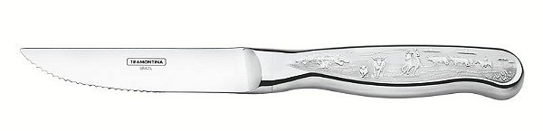 FACA CHURR.JUMBO ACO INOX SERR+GRAV