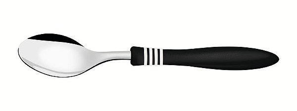 CJ COLHER MESA INOX 2PC COR&COR PRE