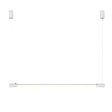 PENDENTE TEC BRANCO (C)60CM (L)2.2CM  1X12W 3000K 760LM