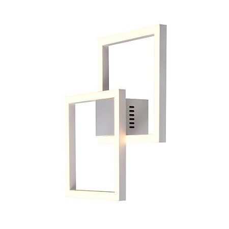 ARANDELA / PLAFON TEC BRANCO (C)41CM (L)41CM (A)4CM  1X45W 3000K 2450LM