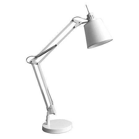 LUMINARIA DE LEITURA SCOPE BRANCO (D)15CM (A)72CM  1XE27 40W