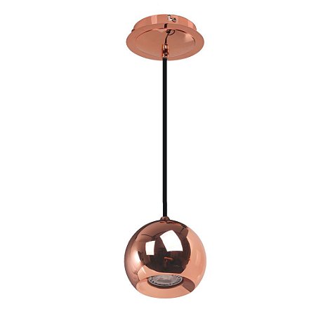 PENDENTE PIN D 12CM X 11,5CM  1XGU10 127V / 220V COBRE