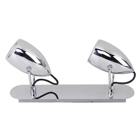SPOT DE SOBREPOR ORIO 35CM X 6,5CM X 18CM  2XGU10 127V / 220V CROMADO