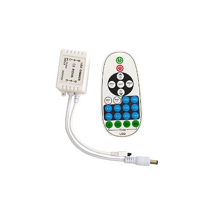 DIMER COM CONTROLE REMOTO PARA FITAS DIMERIZAVEL 12V IP20 6A