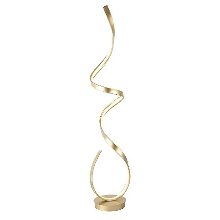 COLUNA FLUIRE DOURADO (D)23CM (A)140CM  1X30W 3000K 1500LM