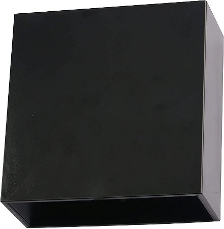 ARANDELA CUBO PRETO (C)12CM (L)12CM (A)5.2CM  1X4W 3000K 260LM