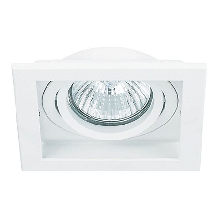 SPOT DE EMBUTIR CONECTA BRANCO (C)13CM (L)13CM (A)3.5CM  1XGU10 AR70
