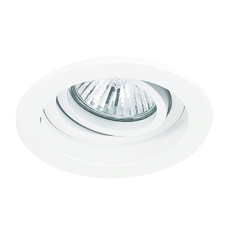SPOT DE EMBUTIR CONECTA BRANCO (D)13CM (A)3.5CM  1XGU10 AR70