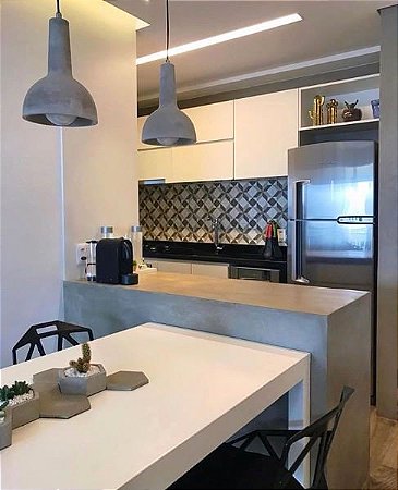 PENDENTE CONCRET CROMADO E CINZA (D)19CM (A)29CM  1XE27 40W